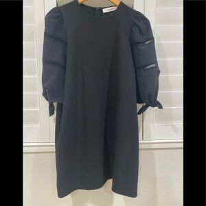 See by Chloé black mini dress